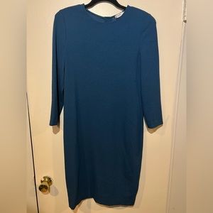 VINCE long sleeve body con dress